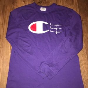 Long-Sleeve Script Heritage Champion Shirt